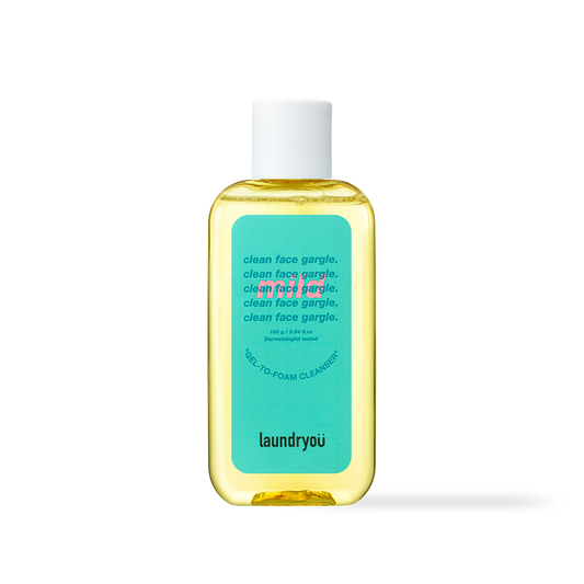 [Laundryou] Clean Face Gargle Gel-to-Foam Cleanser Mild 160g