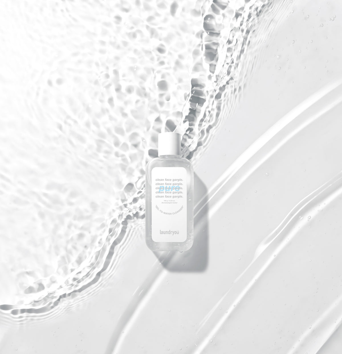 [Laundryou] Clean Face Gargle Gel-to-Foam Cleanser PURE 160g