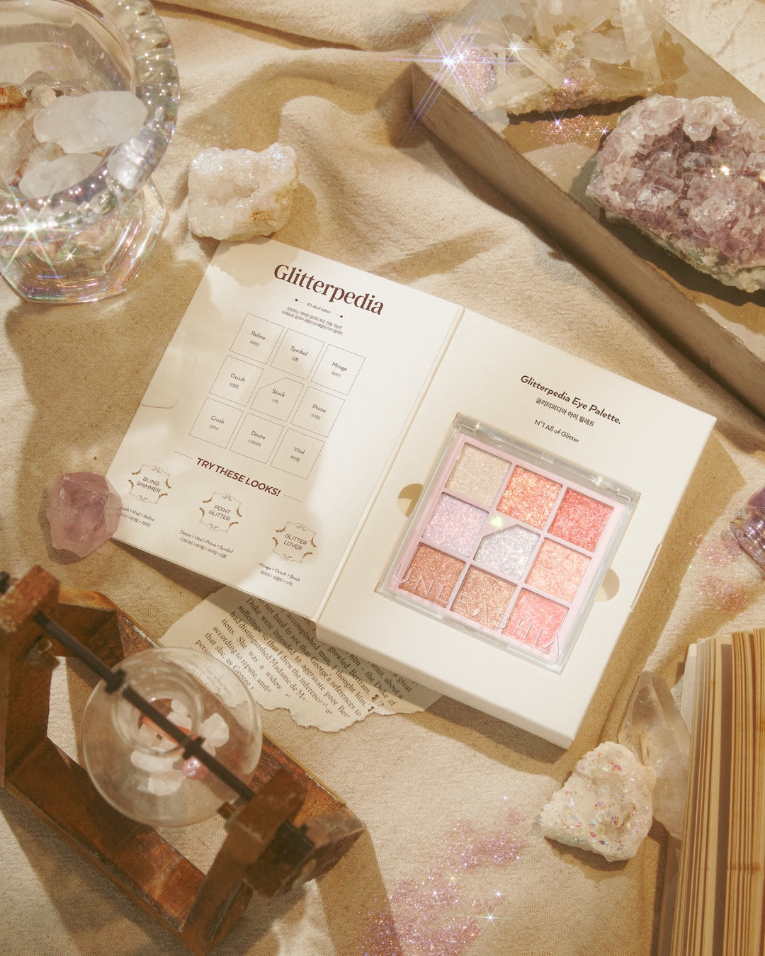 [Unleashia] Glitterpedia Eye Palette - 8 Colors