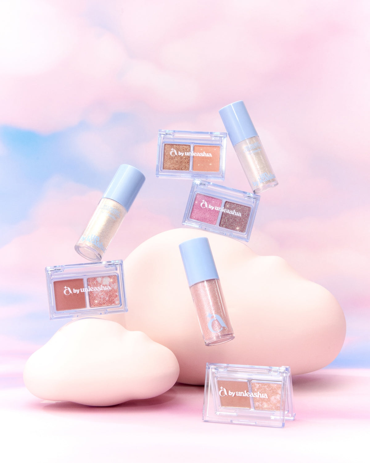[Unleashia] A by Unleashia Cotton Candy Face Palette 1.3g - 6 Colors