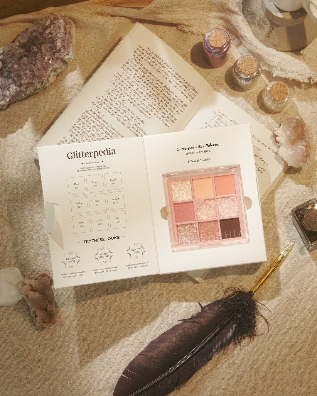 [Unleashia] Glitterpedia Eye Palette - 8 Colors
